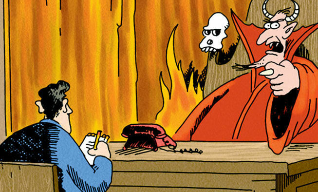 the far side comic collections titled 'holy moly!'