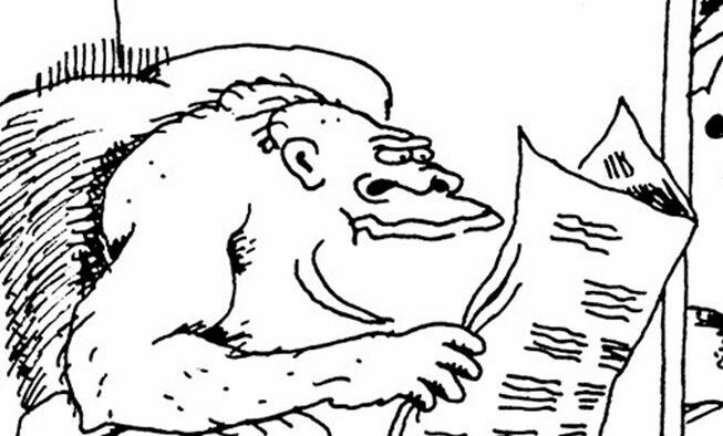 the far side comic collections titled 'sunday, january 4, 2026'