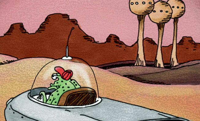 the far side comic collections titled 'monday, january 12, 2026'