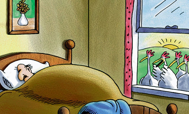 the far side comic collections titled 'old mcdonald had a farm'