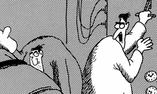 the far side comic collections titled 'sunday, november 2, 2025'