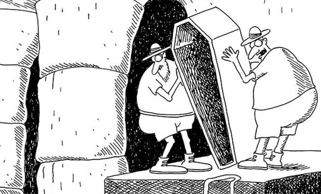 the far side comic collections titled 'trouble brewing'