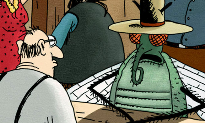 the far side comic collections titled 'wednesday, november 26, 2025'