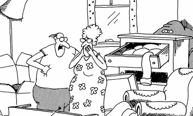 the far side comic collections titled 'saturday, october 25, 2025'