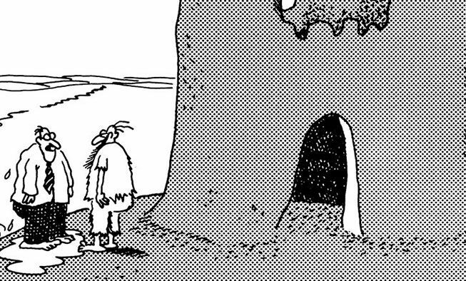 the far side comic collections titled 'on island time'