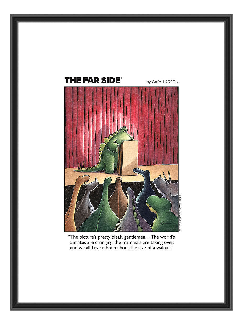 usa製 THE FAR SIDE ゲイリー・ラーソン　ダイナソー　恐竜 The Far Side DINOSAUR Gary Larson 6.75