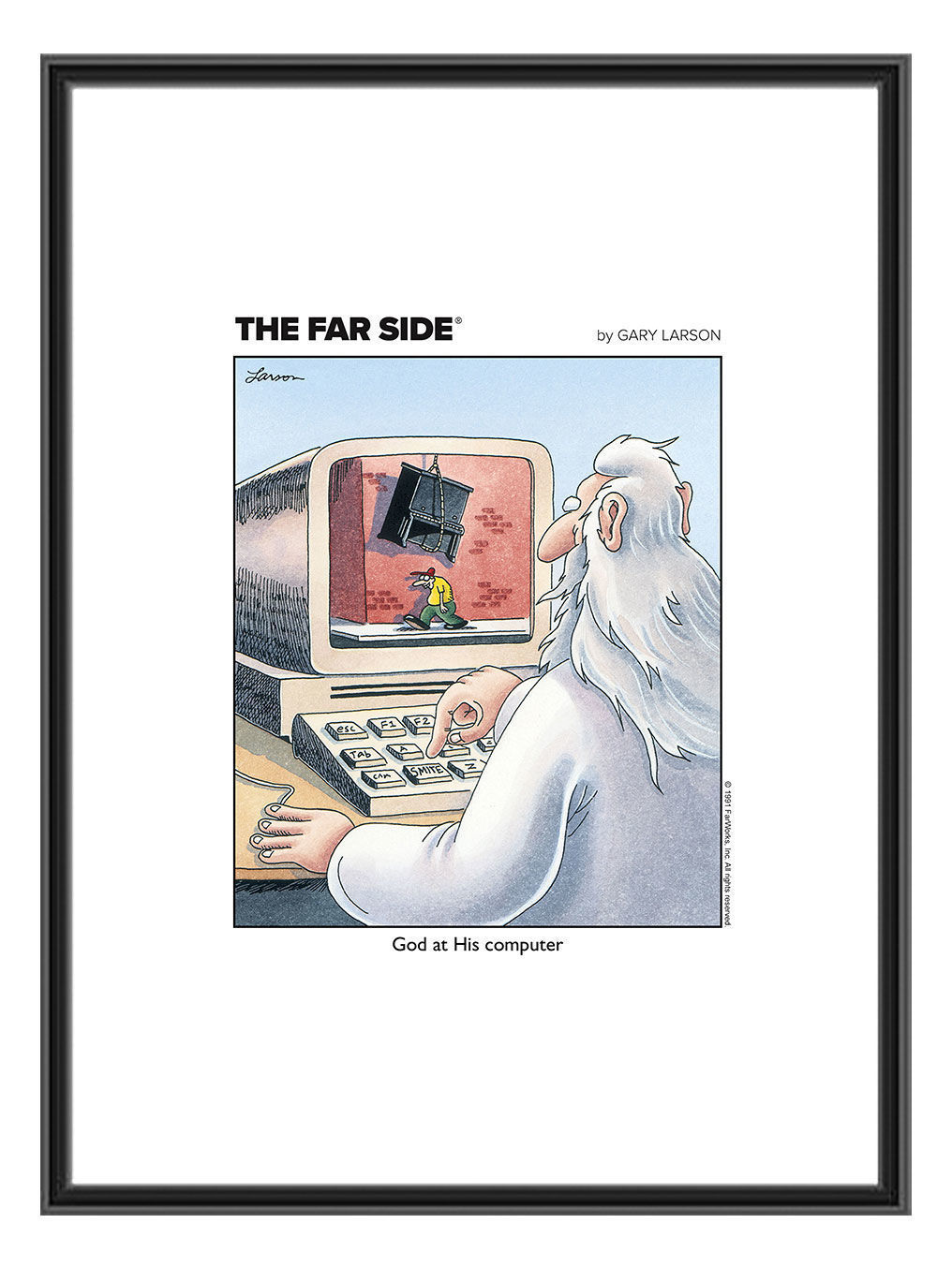 “God at His Computer” <br>September 17, 1991