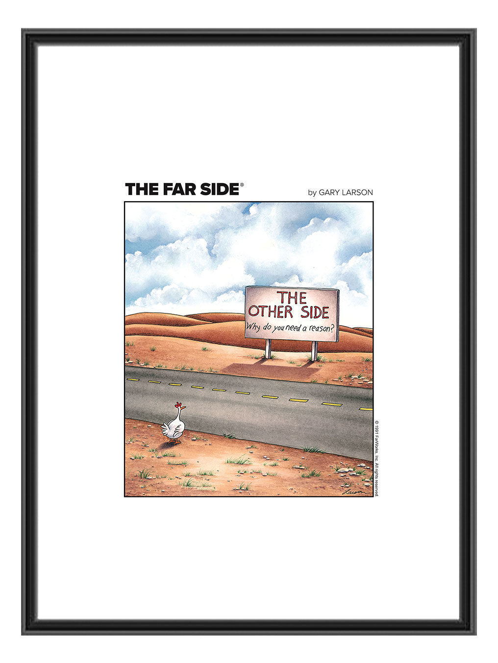 usa製 THE FAR SIDE ゲイリー・ラーソン　ダイナソー　恐竜 The Far Side DINOSAUR Gary Larson 6.75
